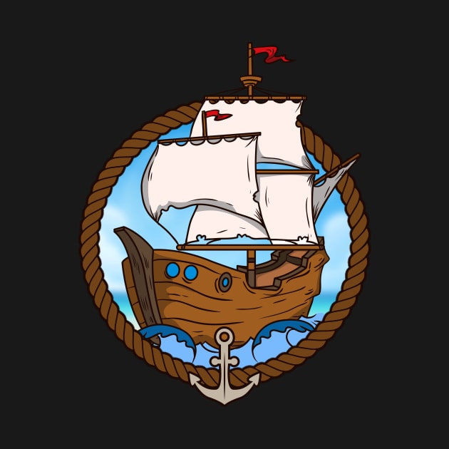 Sailing Ship by PixelArt