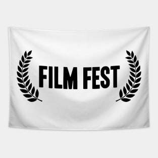 Film Fest Logo (BLACK) Tapestry