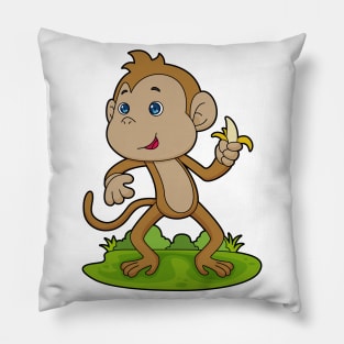 Monkey Banana Pillow