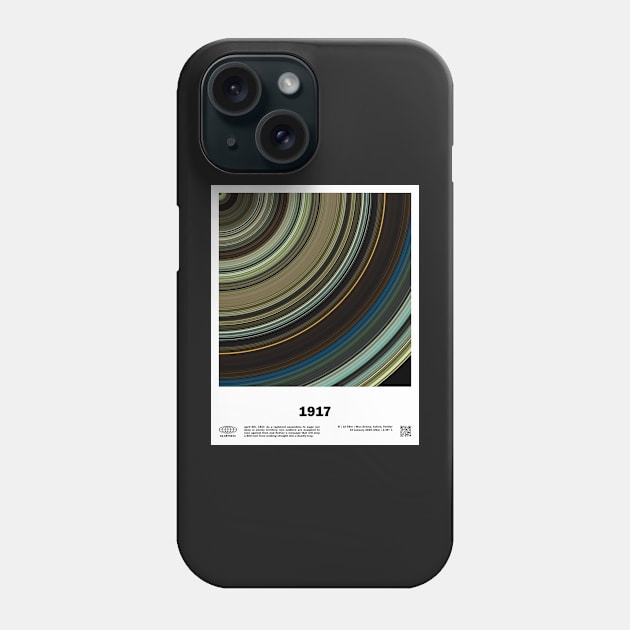 minimal_1917 Abstract Circular Art Movie Phone Case by silver-light