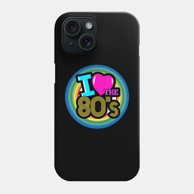 I love 80s Phone Case by neng
