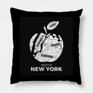 New York City Big Apple Pillow