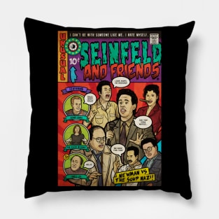 Seinfeld and Friends (Culture Creep) Pillow