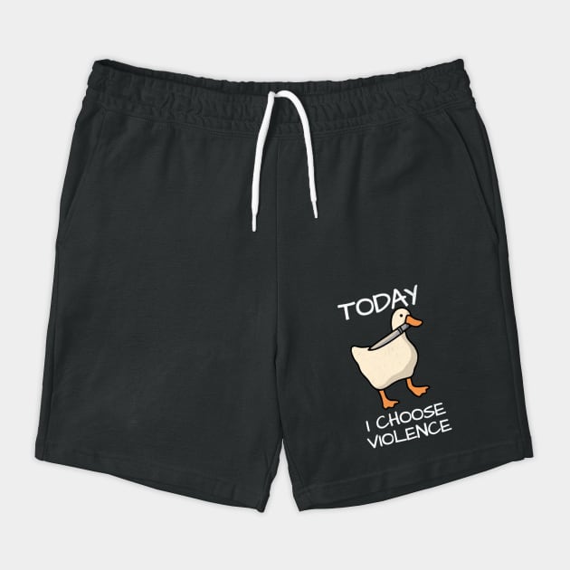 Today I Choose Violence Duck Meme Design - Dark by Designed By Marty