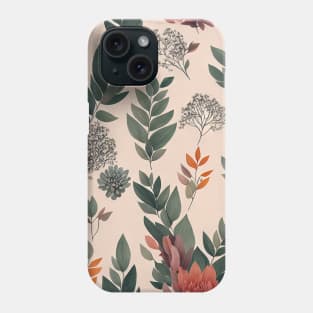 Chromatic Botanic Abstraction #74 Phone Case