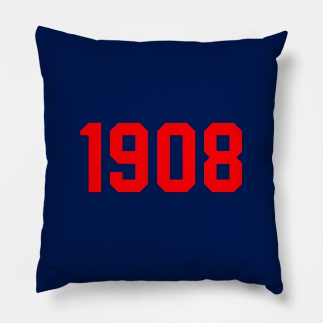 1908 San Lorenzo Red Pillow by VRedBaller