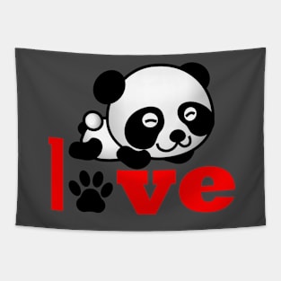 Love Panda Tapestry