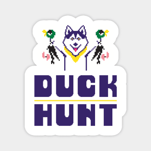 Husky Duck Hunt Magnet