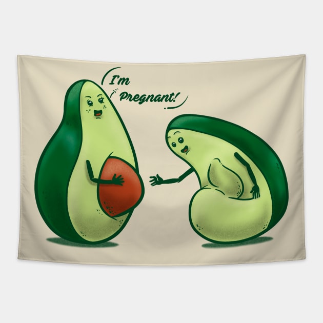 I'm Pregnant! Tapestry by UmbertoVicente