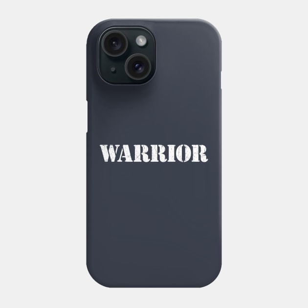 WARRIOR Phone Case by TheAllGoodCompany