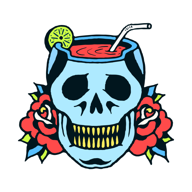 Juice in a Skull Glass by herbivorass