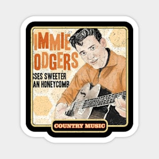 Jimmie Rodgers 4 Design Magnet