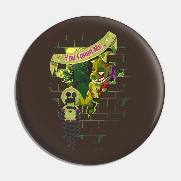 We Love Springtrap Pin by Niall Byrne