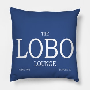 The Lobo Lounge - Lanford, Illinois Pillow