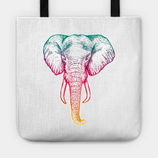 Holographic elephant Tote