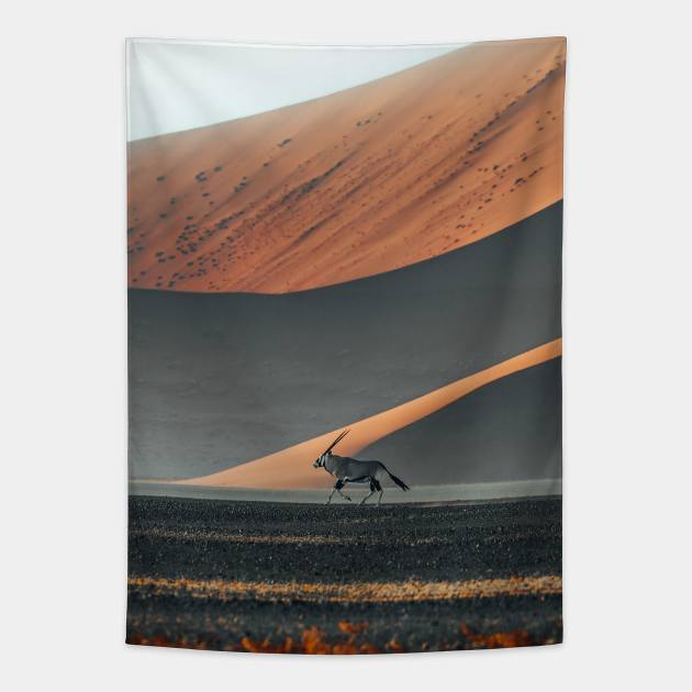 Safari Gemsbok Tapestry by withluke