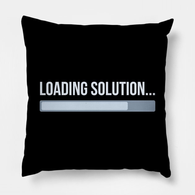 Developer Loading Solution Pillow by thedevtee