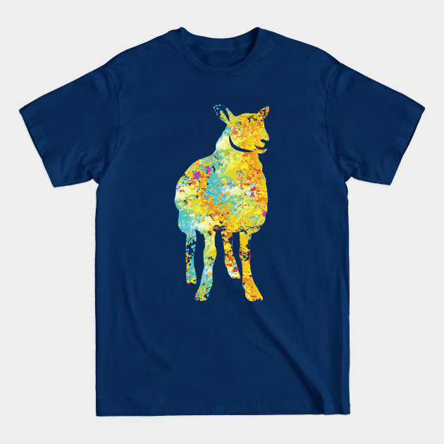 Cool sheep lamb goat color T-shirt - Colorful - T-Shirt