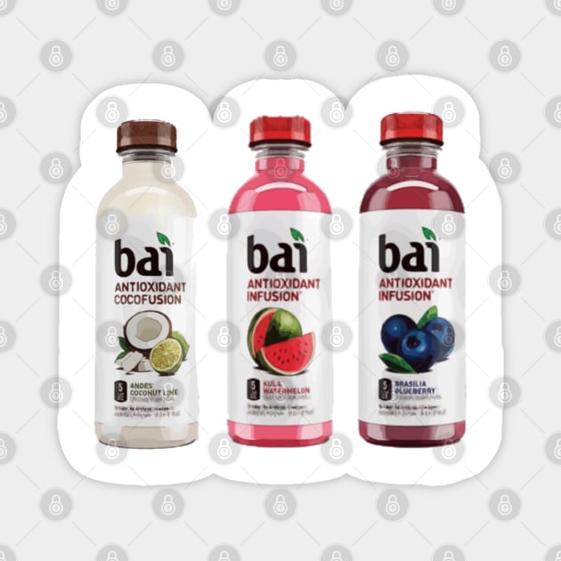 Bai Drink Trio Magnet by Biscuit25