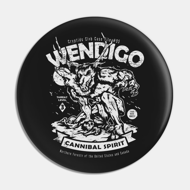 Wendigo Pin by heartattackjack