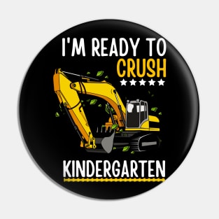 Crush Kindergarten Dabbing Back to School Girls Gift Pin
