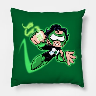 emerald hero Pillow