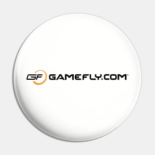 GF Retro Horizontal Logo Black Pin