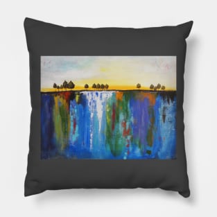 Abstract Landscape Pillow