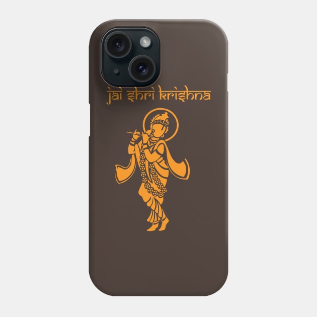 Jai Shri Krishna Phone Case by BhakTees&Things