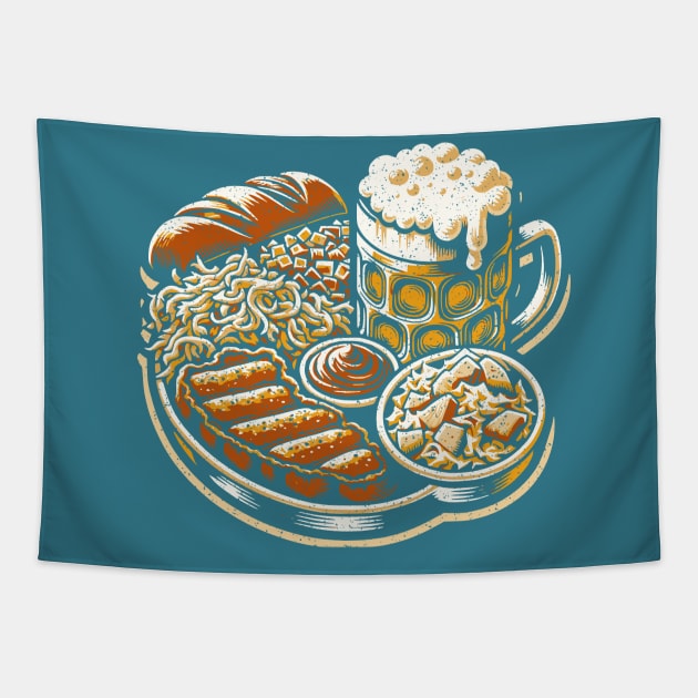 Comfort Food (Bavarian) Tapestry by JSnipe