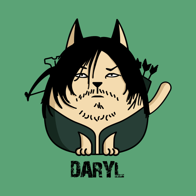 Daryl the Cat by JORDYGRAPH