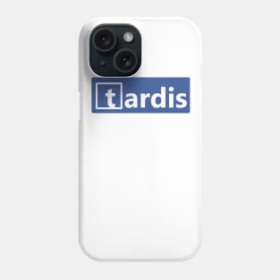 TARDIS Social Media logo Phone Case