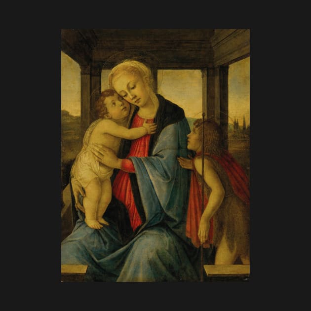 The Madonna and Child with the infant Saint John the Baptist by Sandro Botticelli by Classic Art Stall