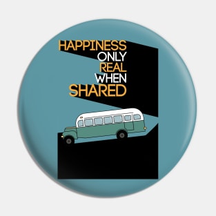 INTO THE WILD - Magic Bus Flatdesign Pin