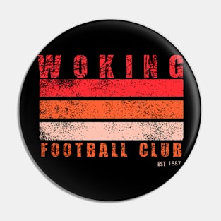 Woking Football club vintage T-shirt Pin