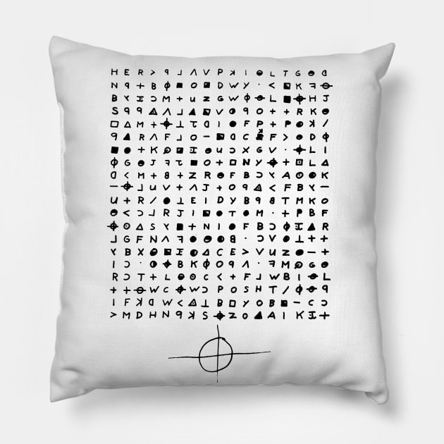 Zodiac killer Pillow by valentinahramov