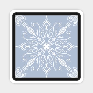 Blue mandala pattern Magnet