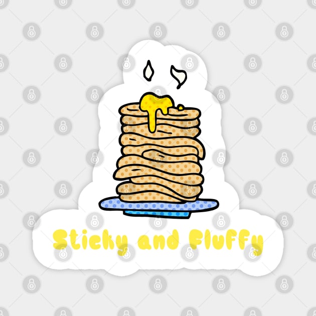 Sticky and Fluffy Magnet by Pochfad