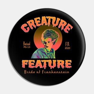 Creature Feature Bride of Frankenstein Pin