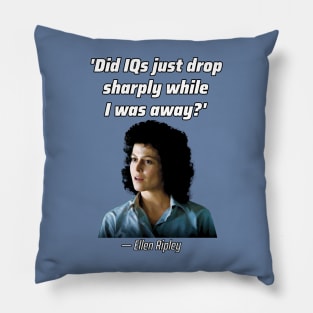 'Did IQs just drop sharply while I was away?'— Ellen Louise Ripley Pillow