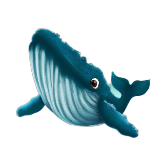 Blue Whale drawing by Play Zoo