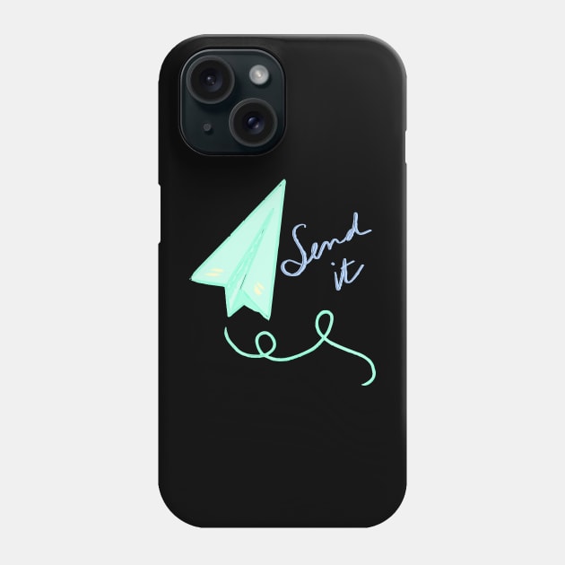 send it! Phone Case by Good Noodle Thrift Co.