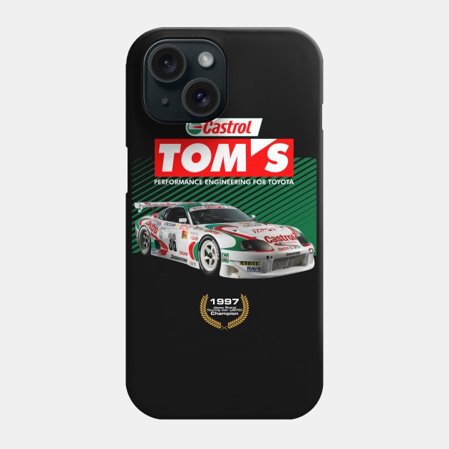 TOM'S Supra JGTC Legend Phone Case by rizadeli