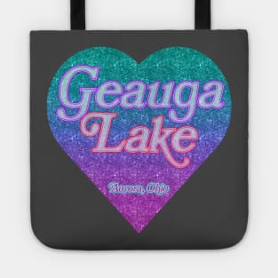 Geauga Lake Amusement Park Aurora Ohio heart Tote