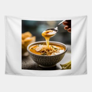 Singapore Food - Laksa Tapestry