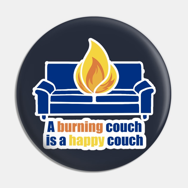 Happy Couch Pin by EJTees