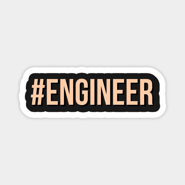 #engineer orange Magnet by emilykroll