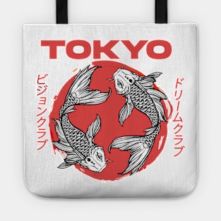 Tokyo, Japan koi fish Tote