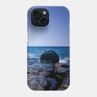 Summer Blue Sea Rocks Horizon Phone Case