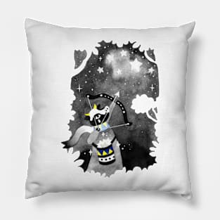 Huntress of the milky way Pillow